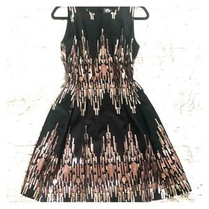 Vince Camuto Dress. like New! Black sequence dress
